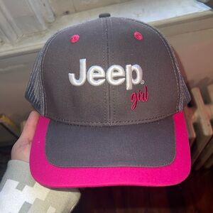 Pink jeep hat